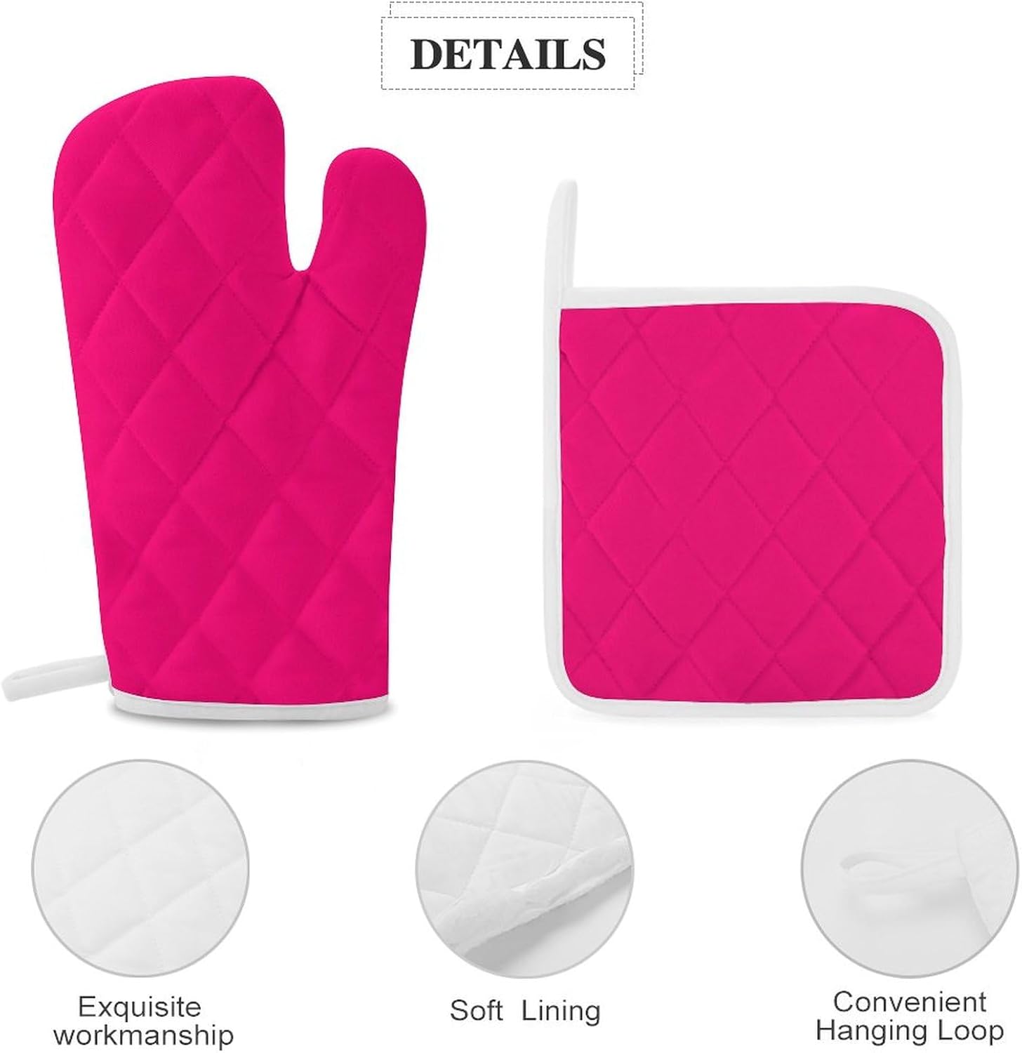 Curdesi 3PK Oven Mitts Set