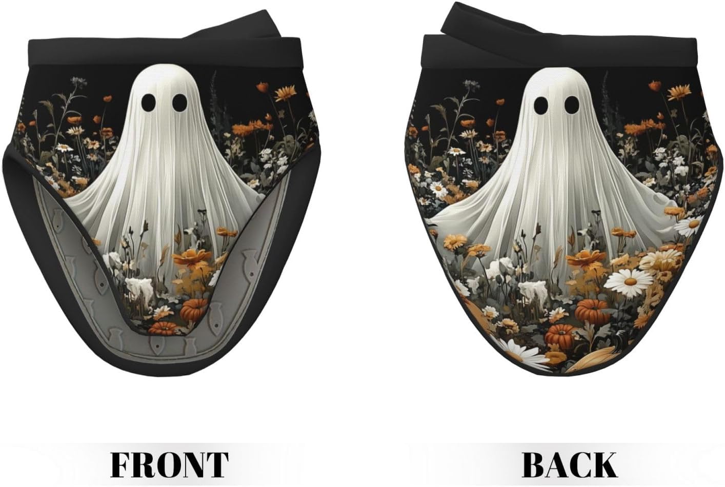 Halloween Ghost Mini Silicone Oven Mitts by FireDeer Safe and Fun Kitchen Pals