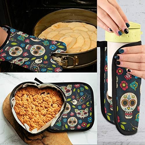 Home Kitchen Halloween Oven Mitts