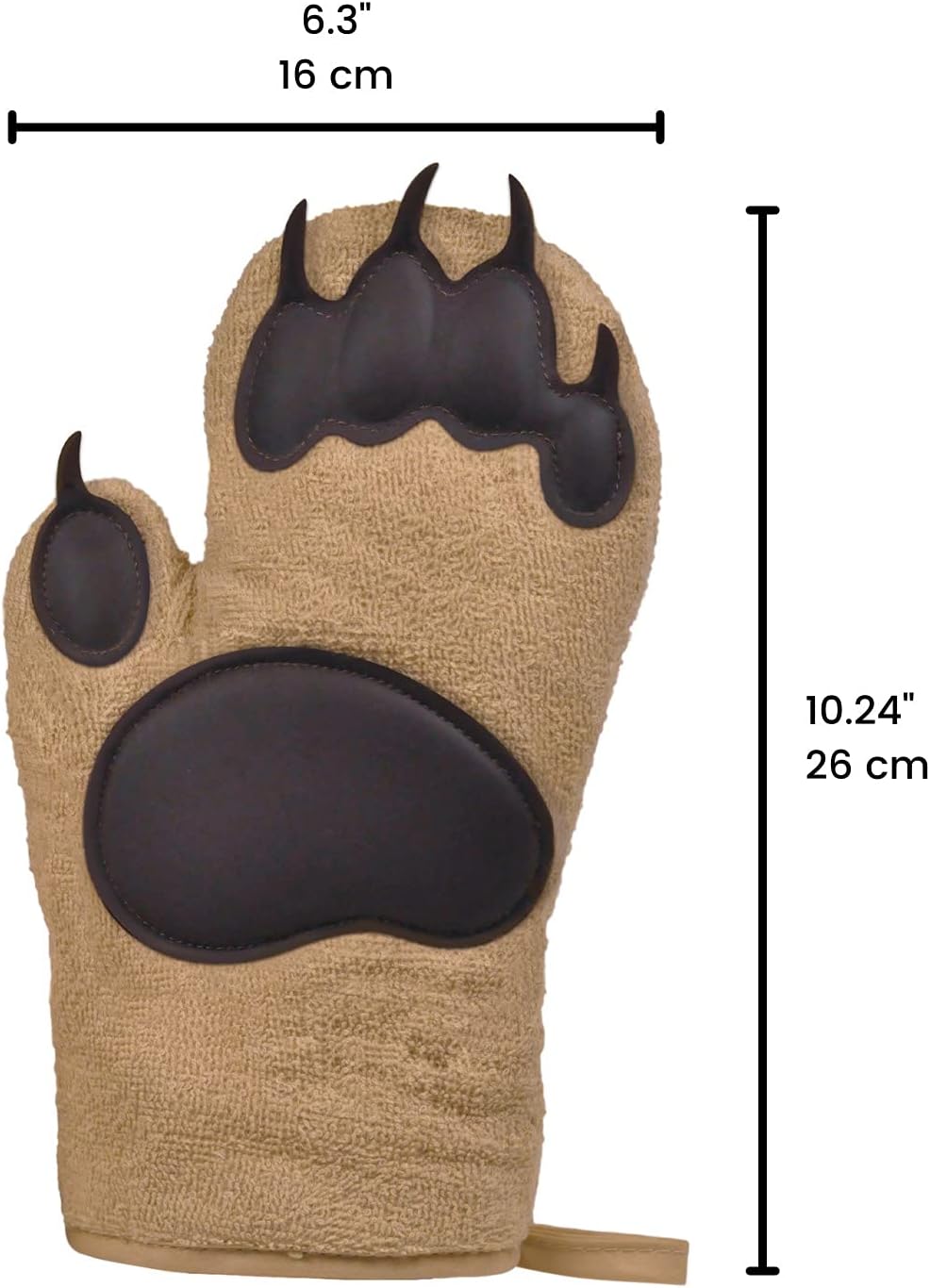 Genuine Fred Bear Hands Oven Mitts - Fun Functional