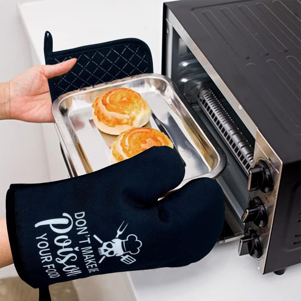 Funny Oven Mitt Set of 2