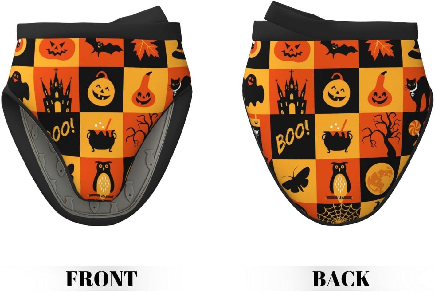 Halloween Symbol Oven Mitts - Heat Resistant Non-Slip