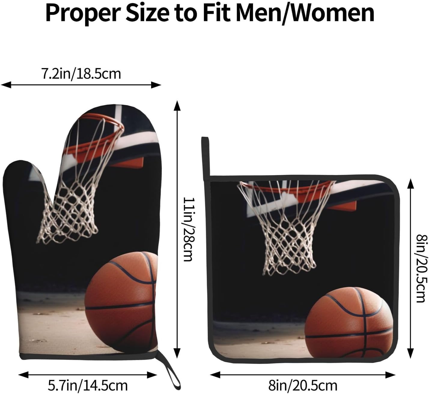 Experience the Heat Oven Mitts Pot Holders Set by Quopvn