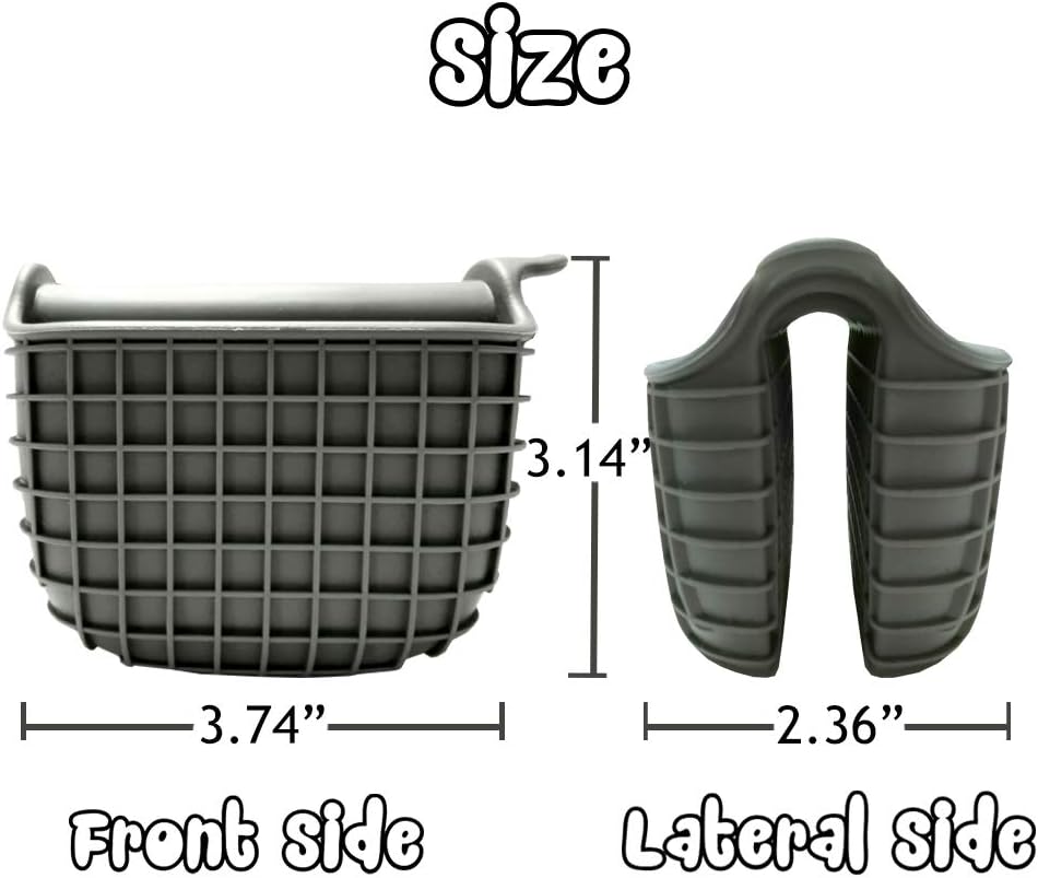 Premium Silicone Oven Mitts - Heat-Resistant Anti-Scald Pairs