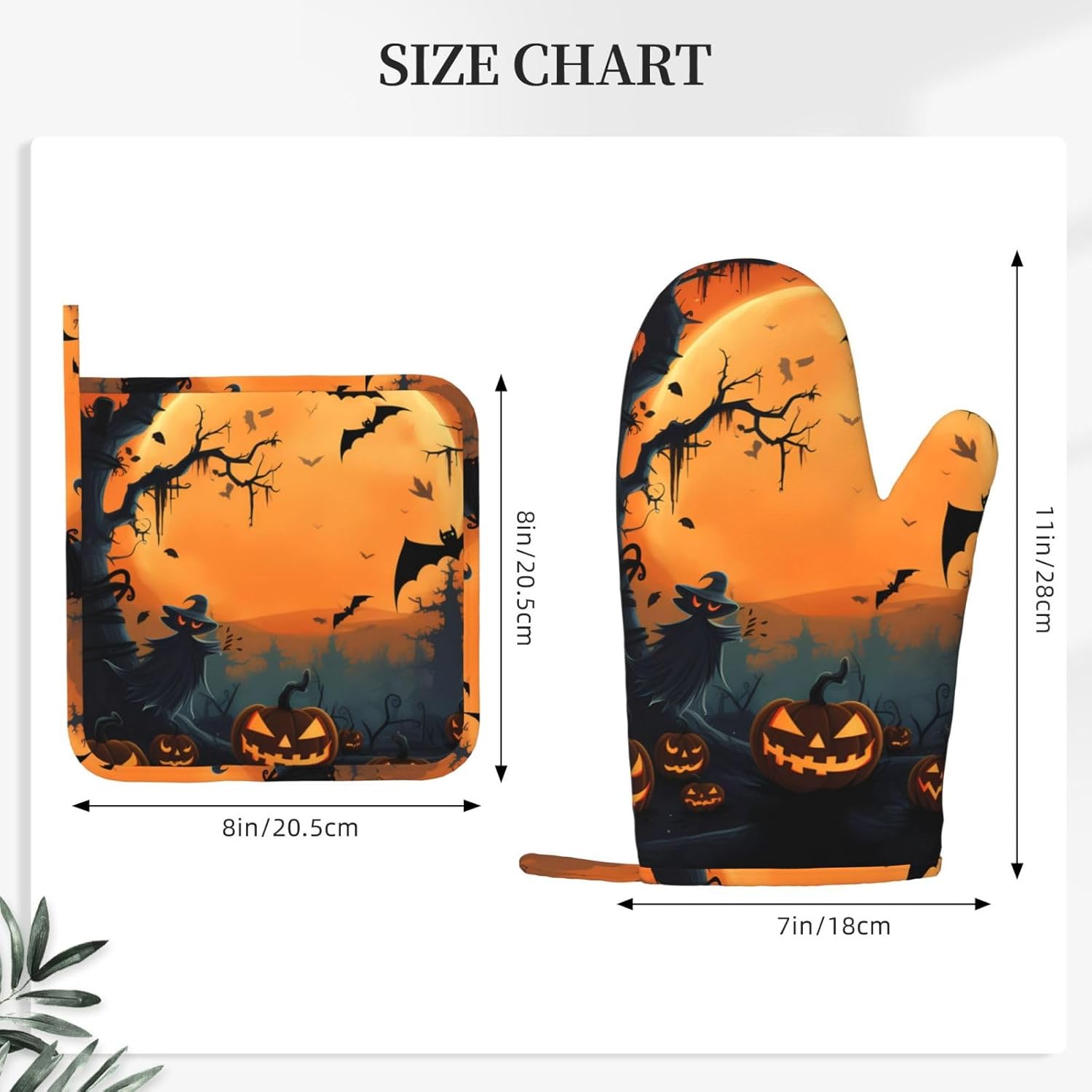 Oven Mitts and Pot Holders Set by ZHANLEI