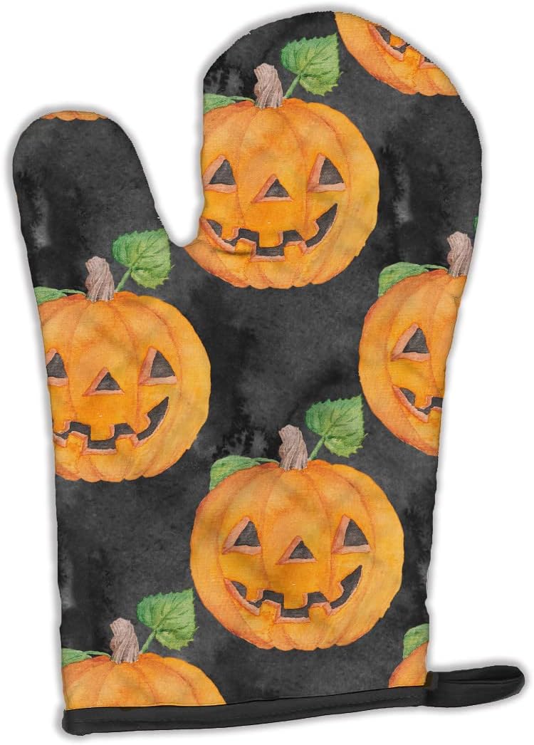 Festive Halloween Jack-O-Lantern Oven Mitt