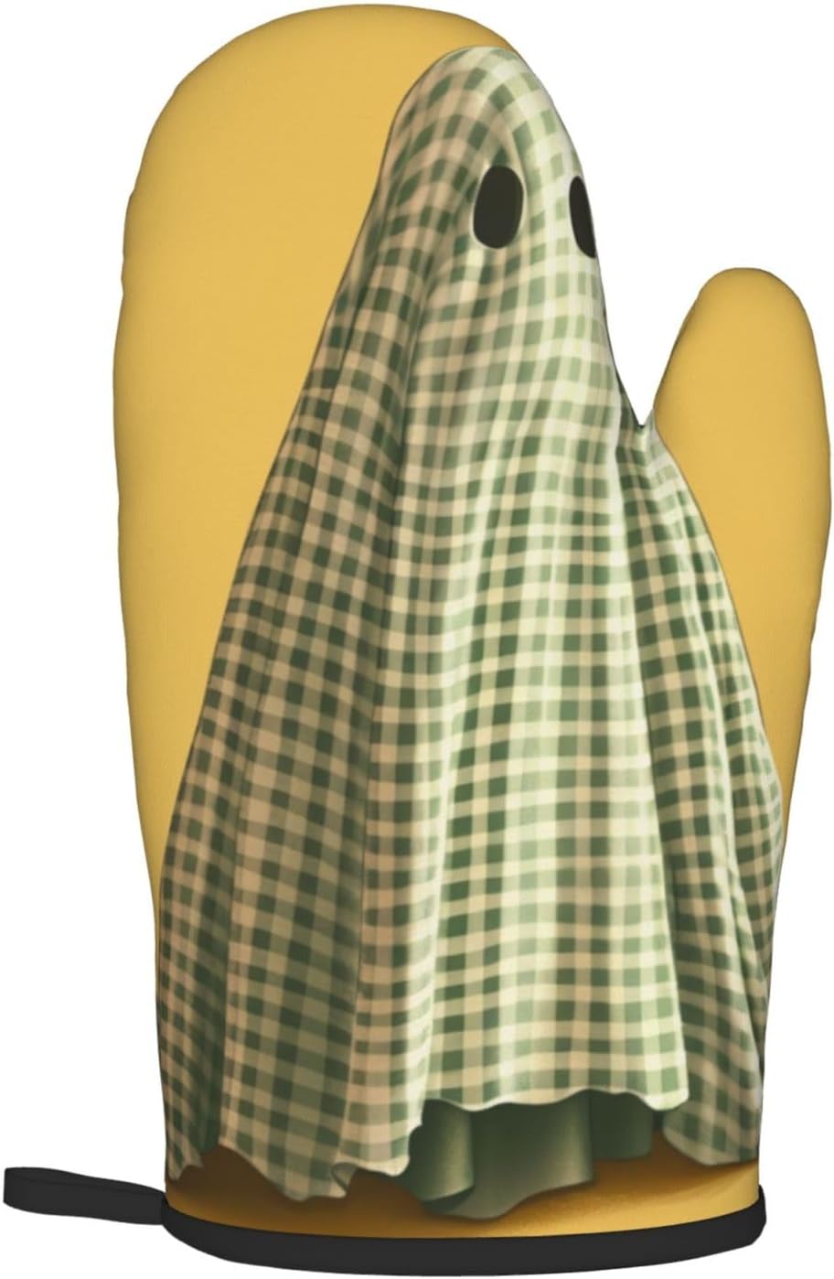 Halloween Ghost Oven Mitts Set for Heat-Resistant Cooking