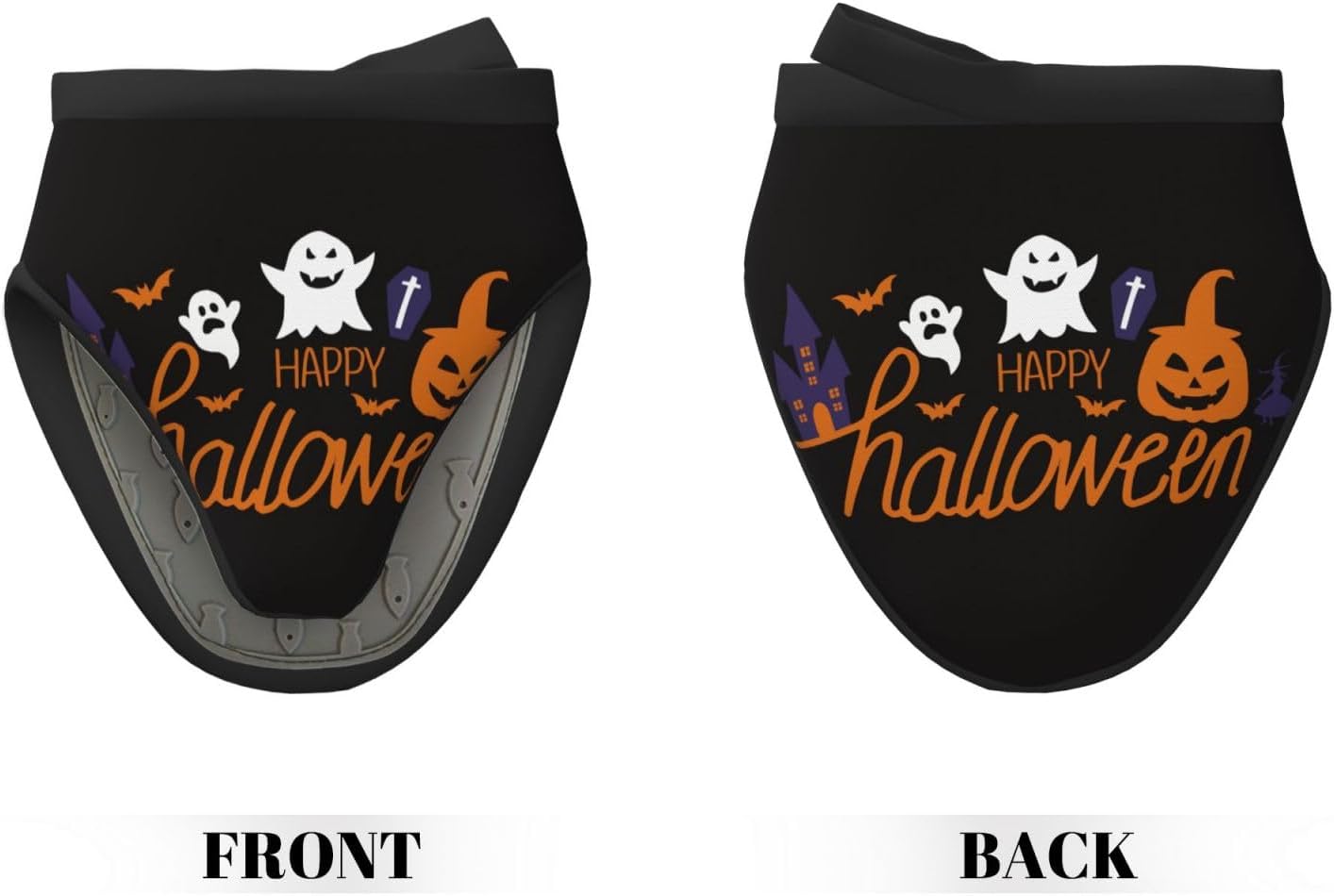 Happy Halloween silicone oven mitts