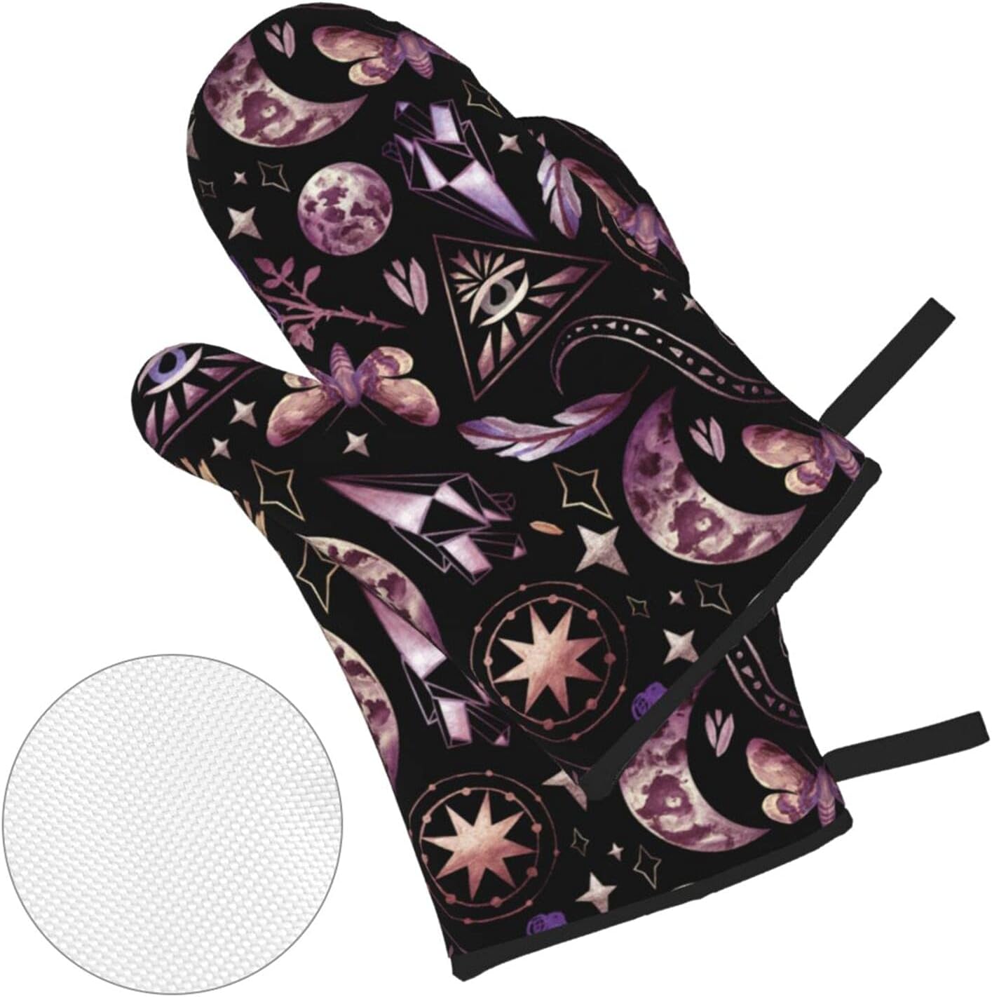 DADABULIU - Magic Goth Oven Mitts Pot Holders Set of 4