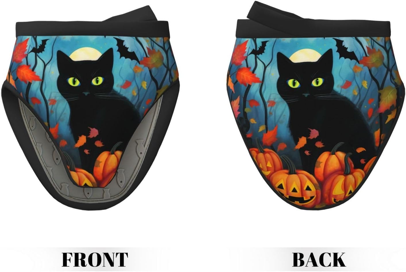 High-Quality Halloween Black Cat Mini Oven Mitts