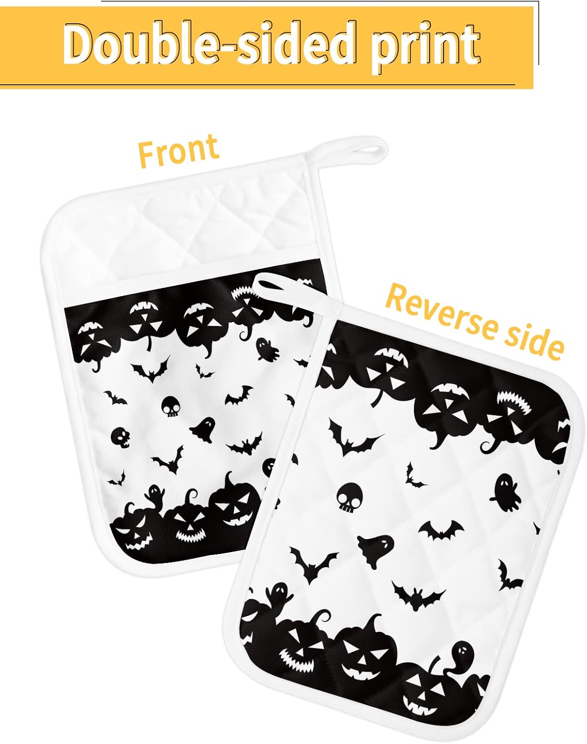 Halloween Party Castle Pot Holder Set