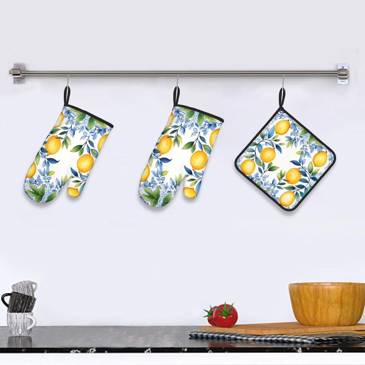 Edafol Oven Mitts and Pot Holders 3 Pack Set