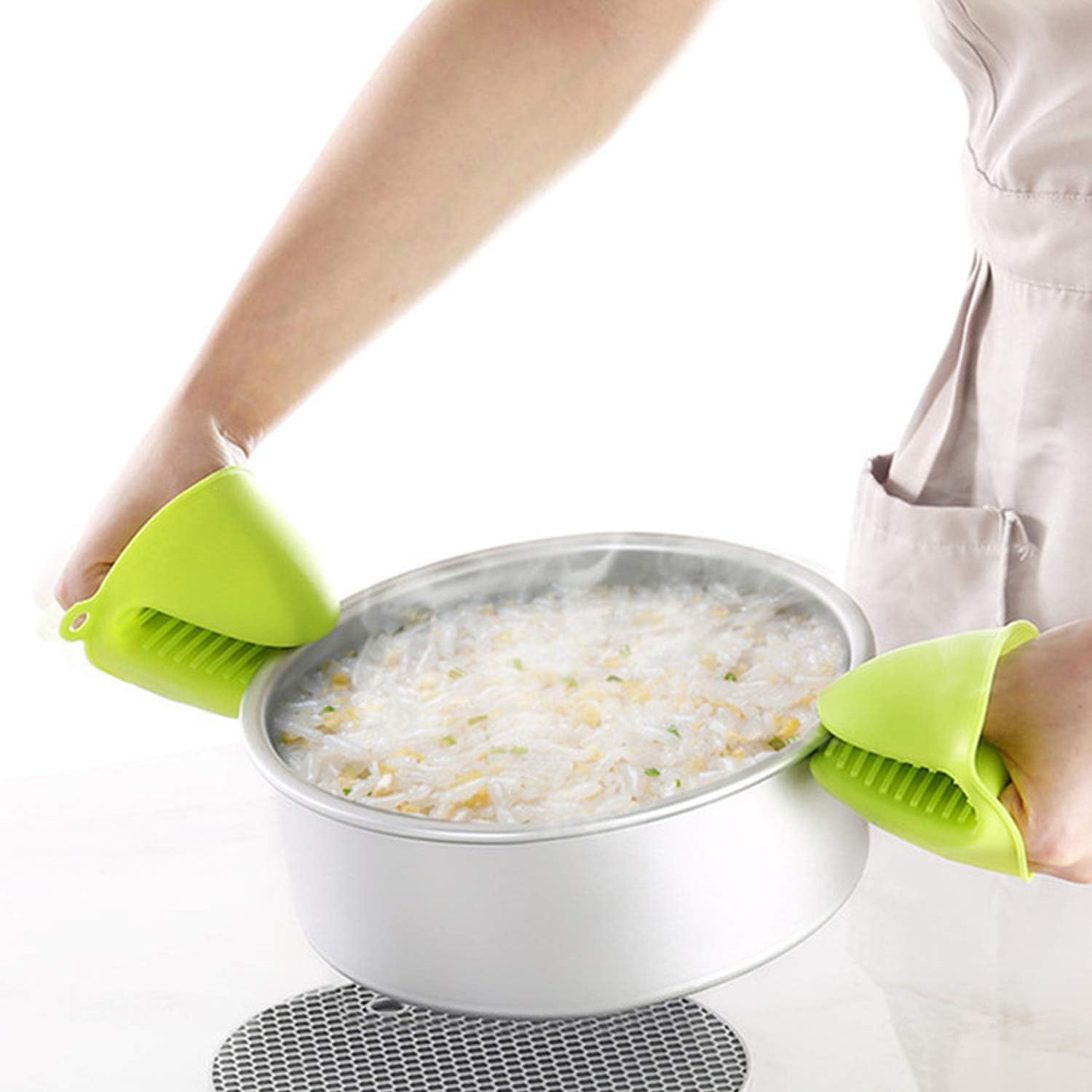NEPAK 4 Pairs Silicone Oven Mitts