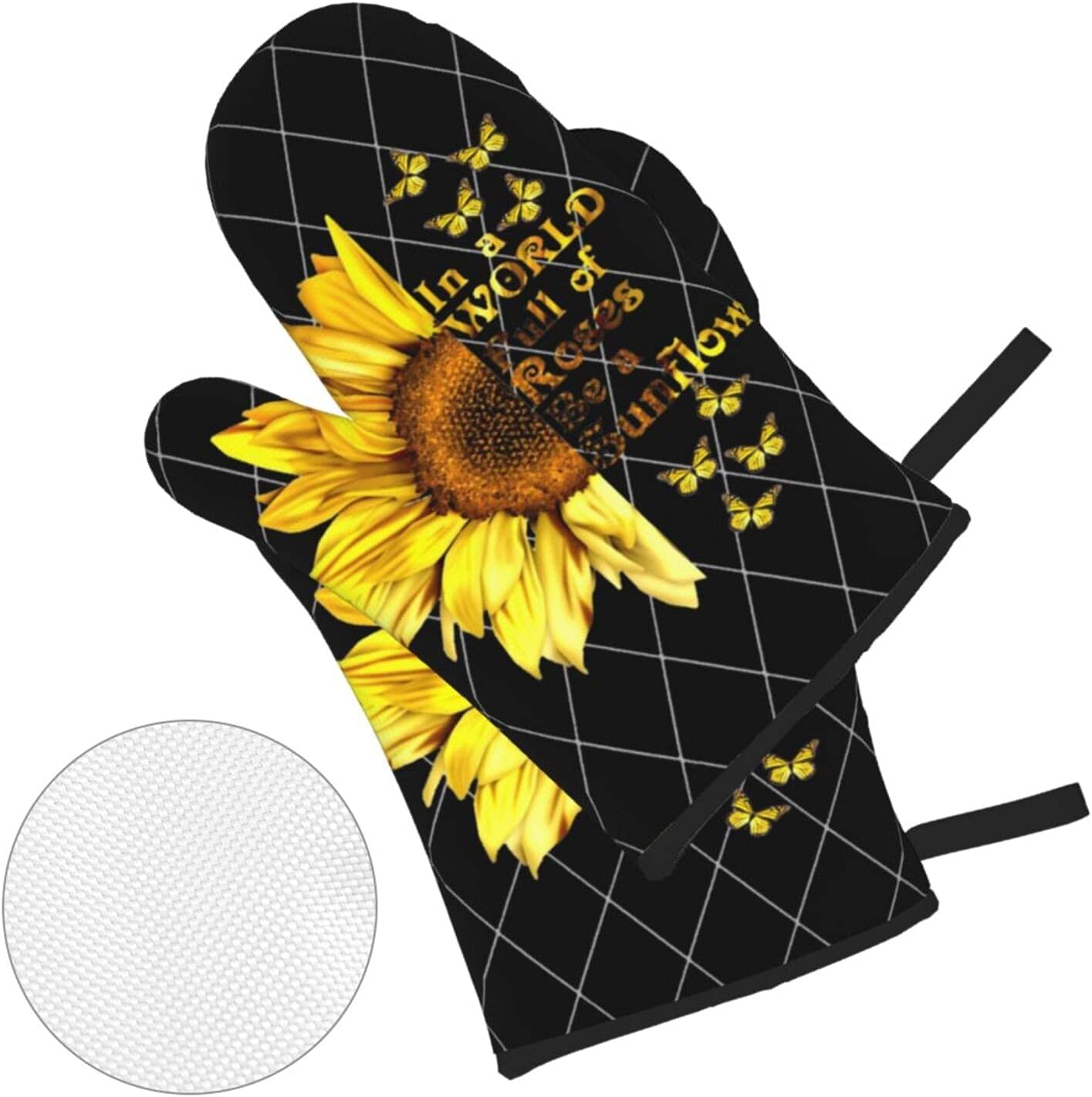 Happy Camper Oven Mitts Set
