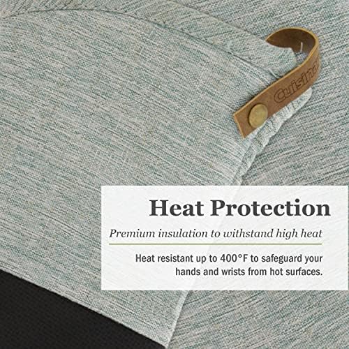 Cuisinart Chambray Oven Mitts 2pk - Heat Resistant