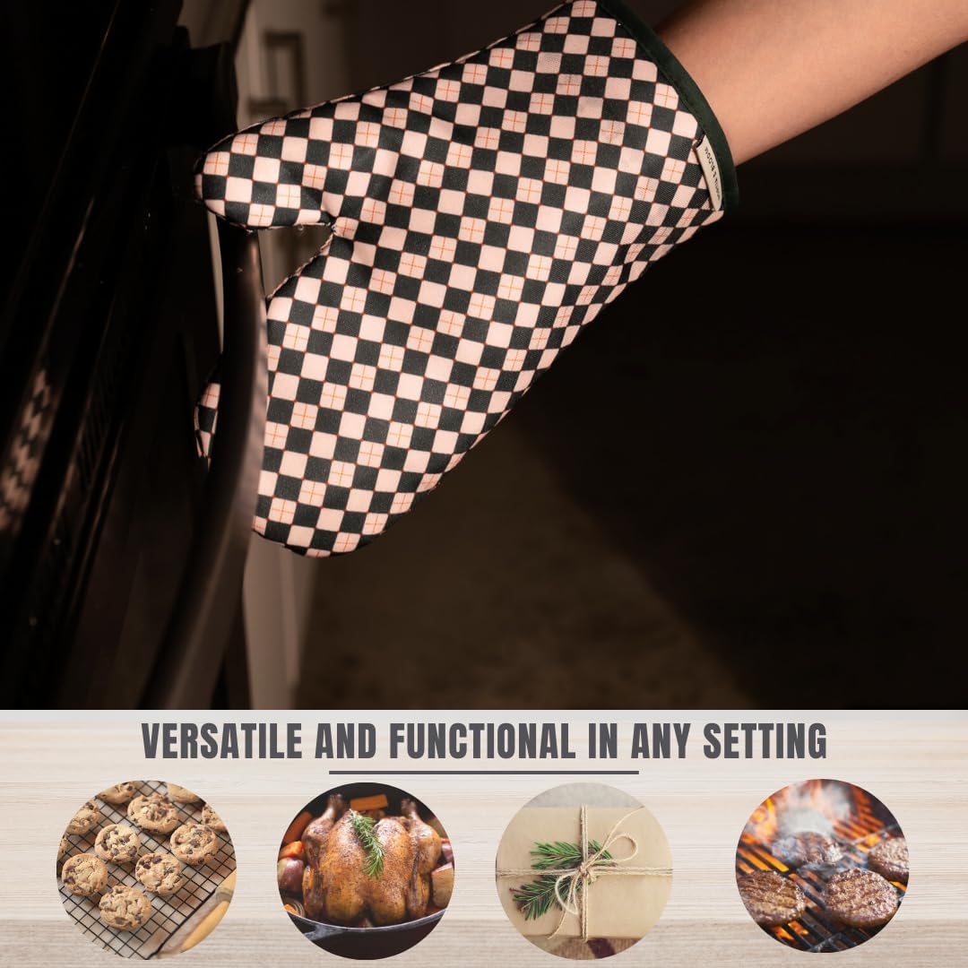 Portia Bloom Silicone Oven Mitt Set 2
