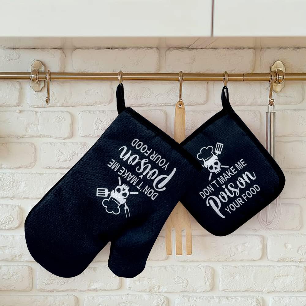 Funny Oven Mitt Set of 2