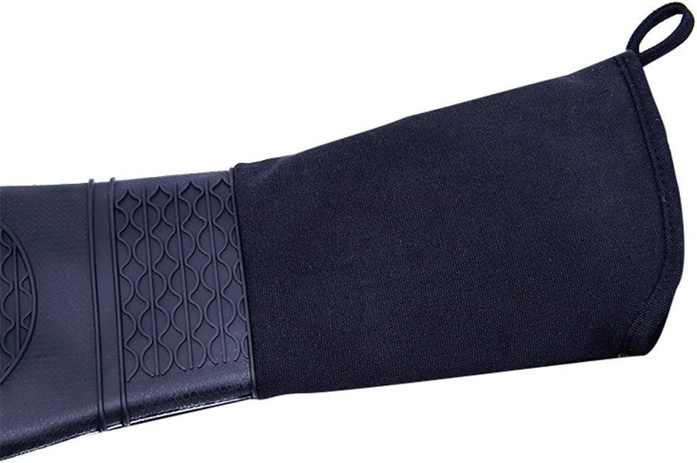 Heat-Resistant Silicone Oven Mitts with Extra Long Protection