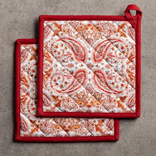 Maison d Hermine 8x8 Cotton Potholder Set of 2