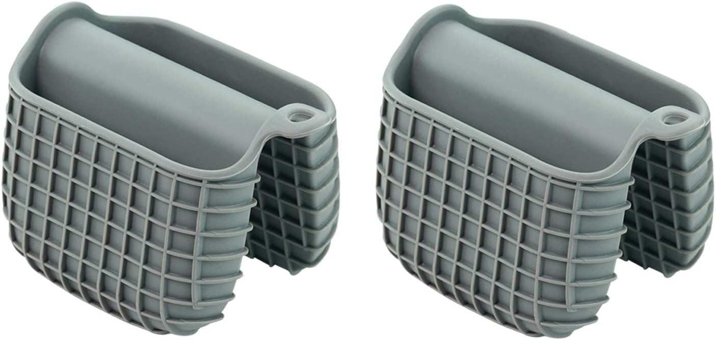 Premium Silicone Oven Mitts - Heat-Resistant Anti-Scald Pairs