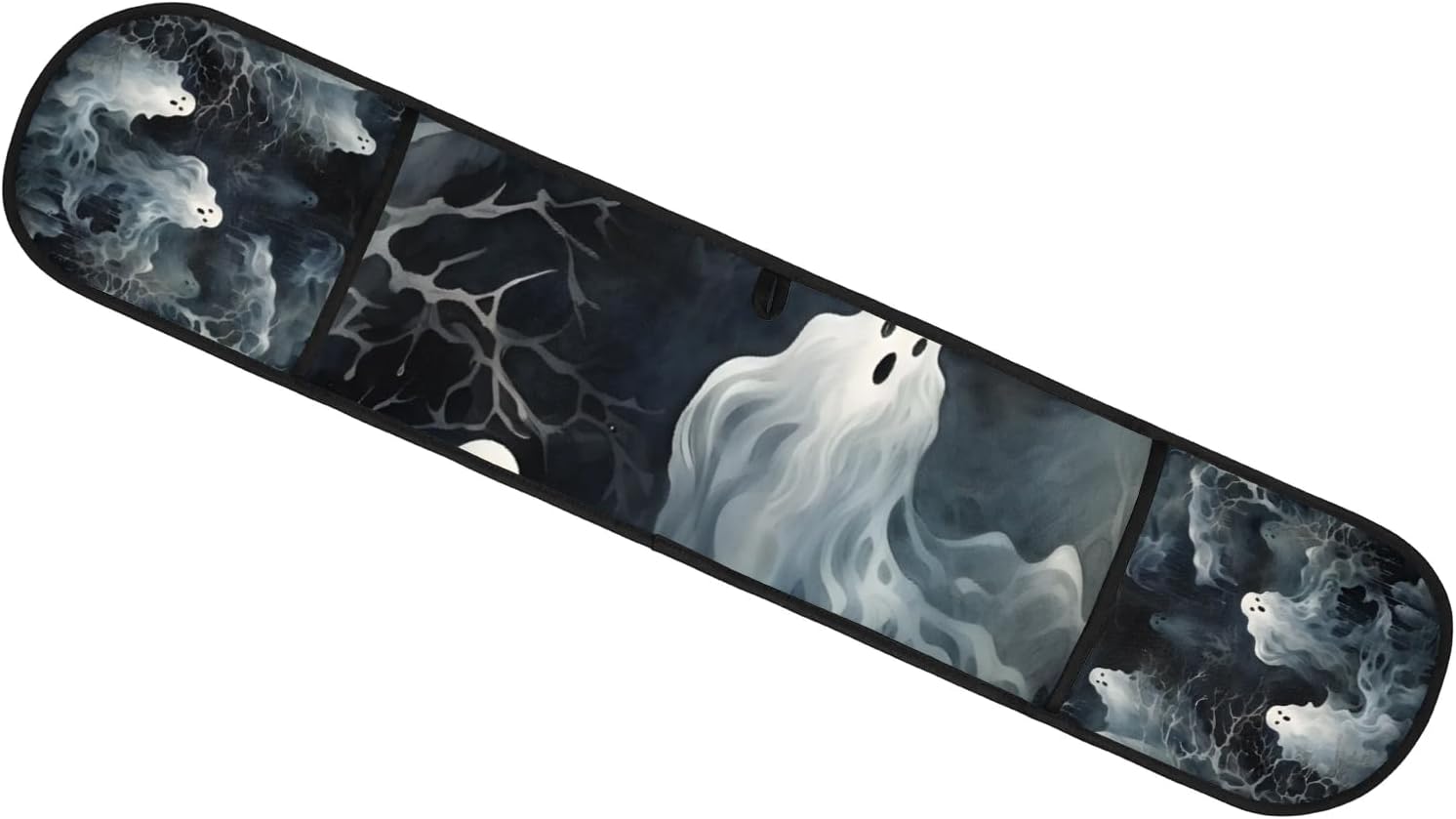 Halloween Abstract Ghosts Oven Mitt Padded Heat-Resistant Kitchen Tool