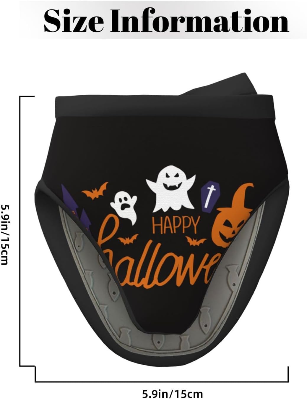 Happy Halloween silicone oven mitts