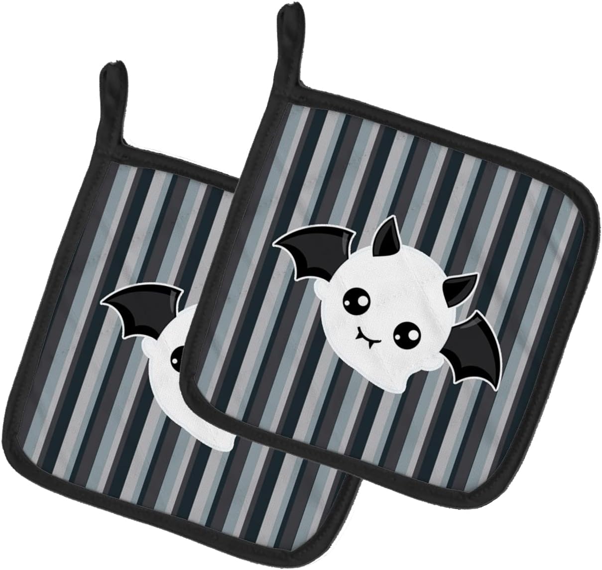 Carolines Treasures Halloween Ghost Bat Potholders Pair