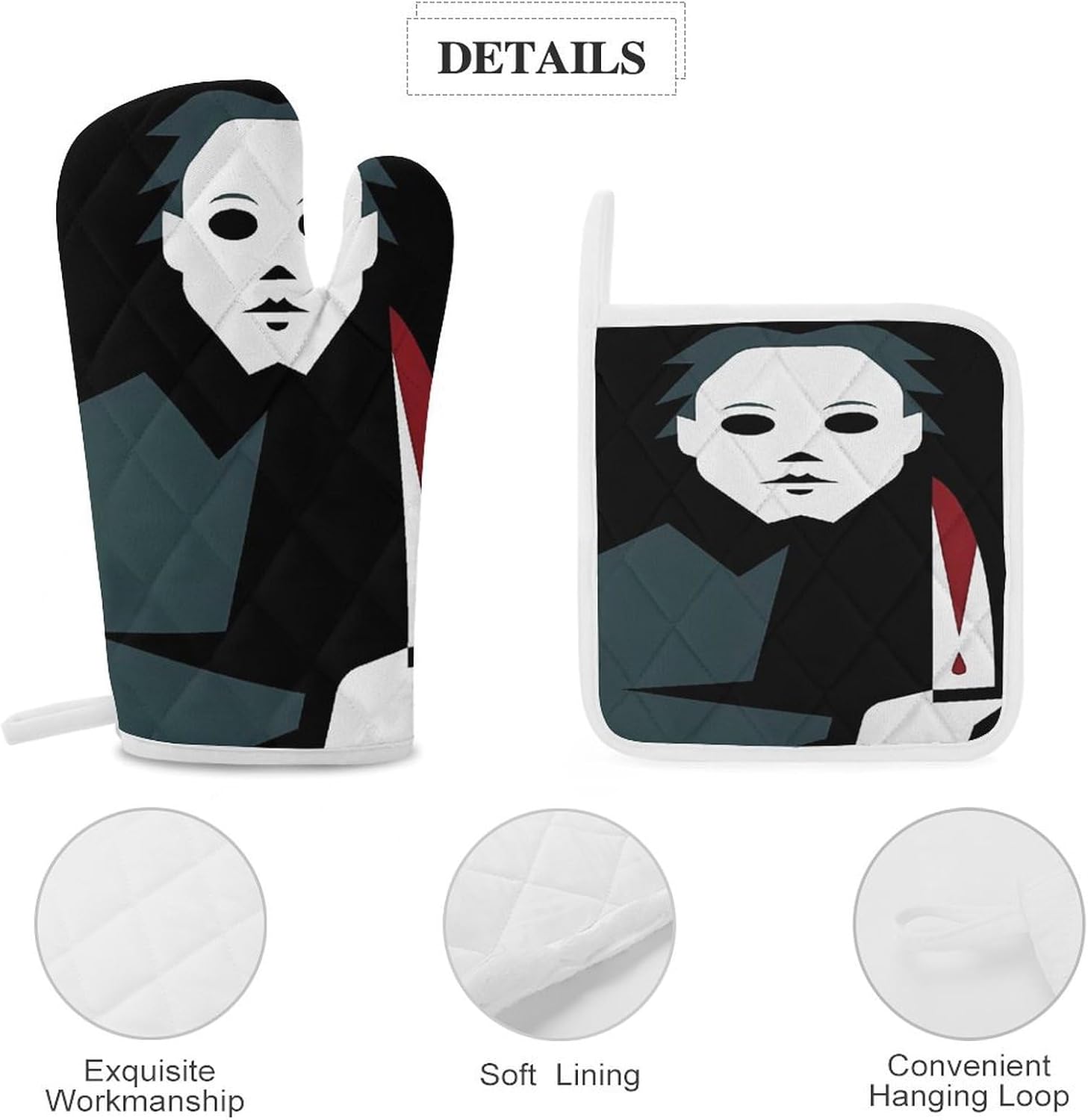 Michael Myers Halloween Oven Mitts