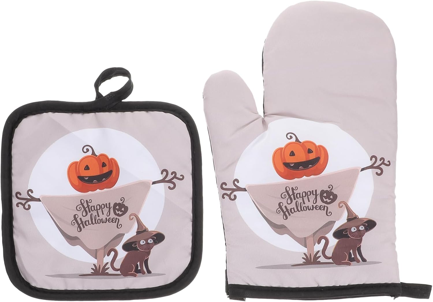 VINTORKY Halloween Oven Mitts Set