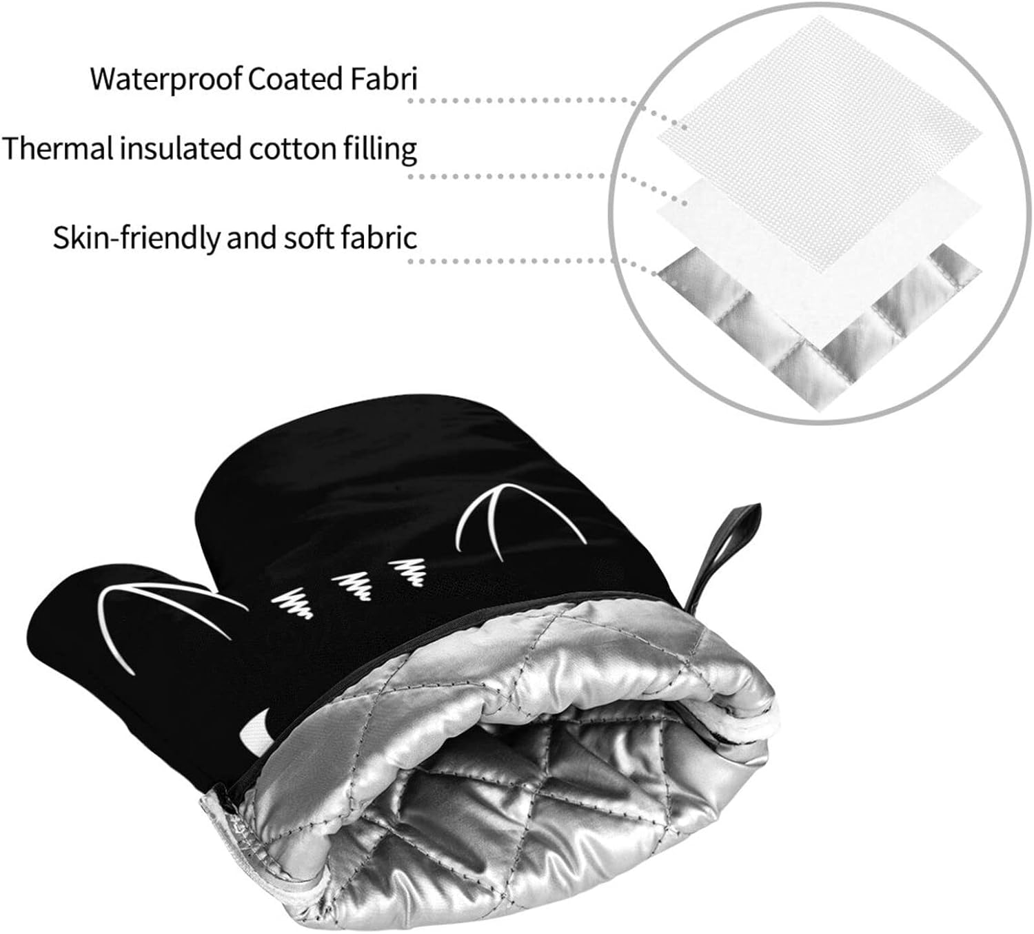 Safe Kitchen Mitts Set