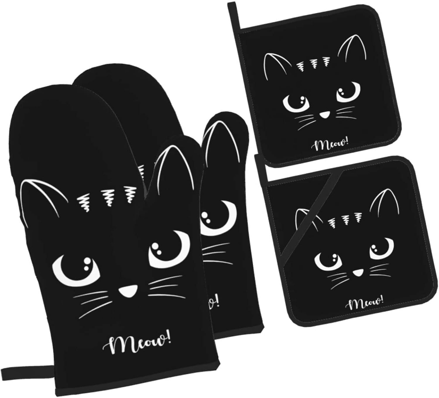 Safe Kitchen Mitts Set