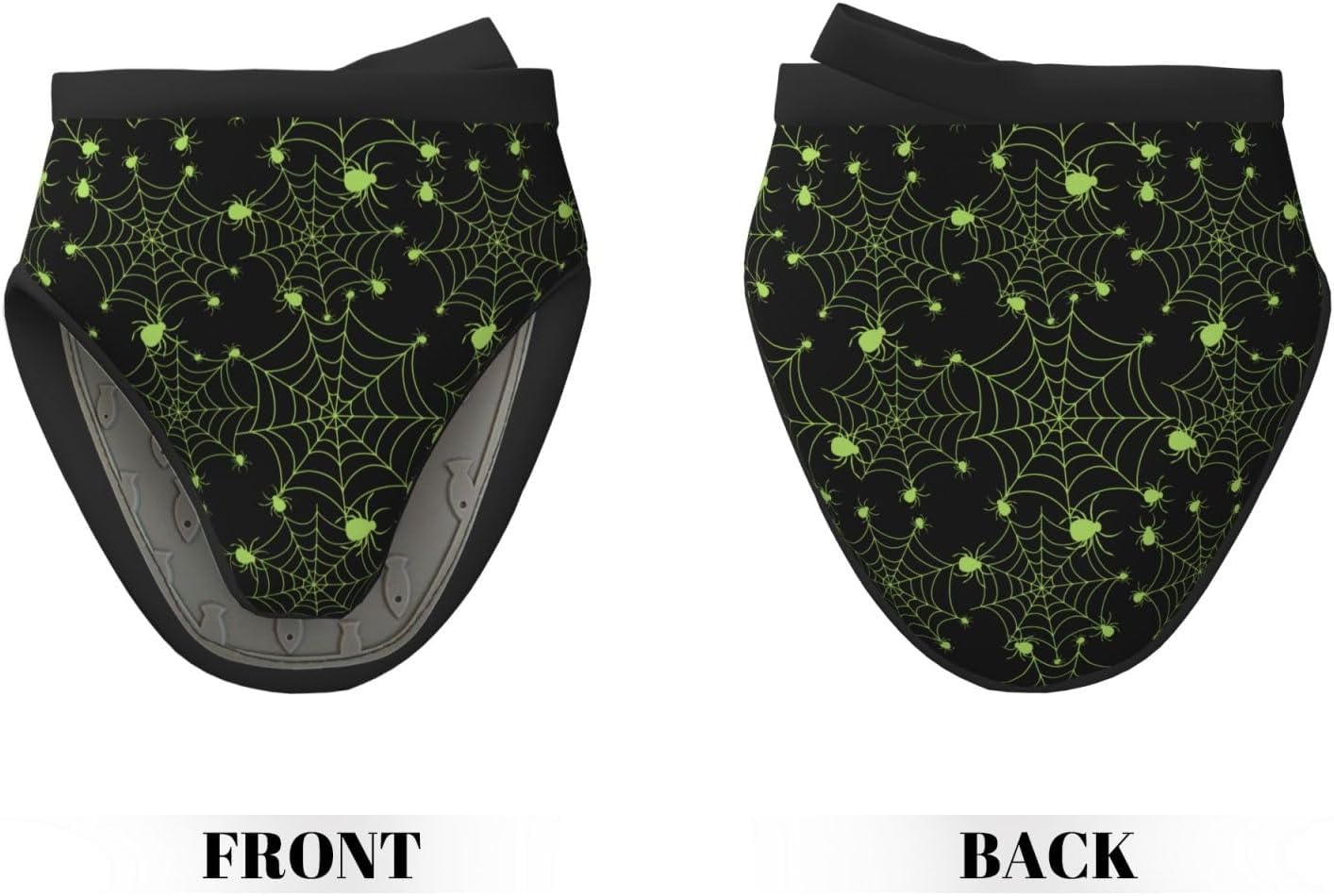 Halloween Halloween Green Spiderweb Oven Mitts