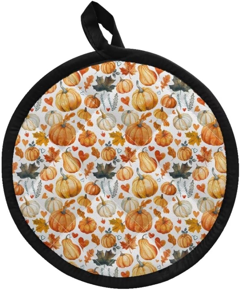 Pumpkin Pot Holder with Pockets Halloween