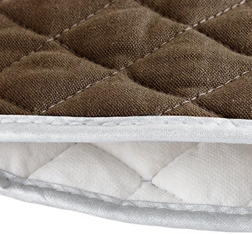 Oven Mitts Set of 2 - Oversized Flame Resistant by Lavish Home