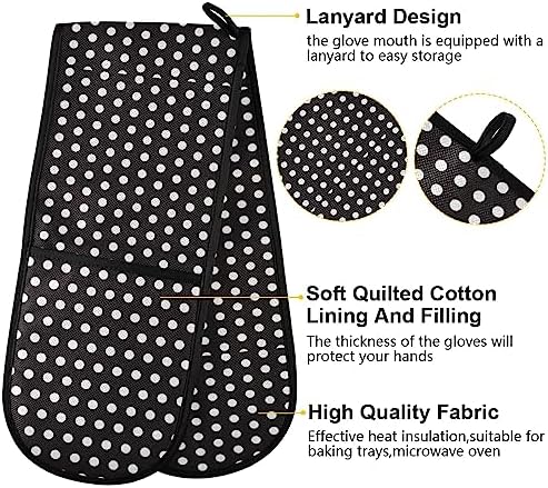 Double Oven Mitts Protect Hands