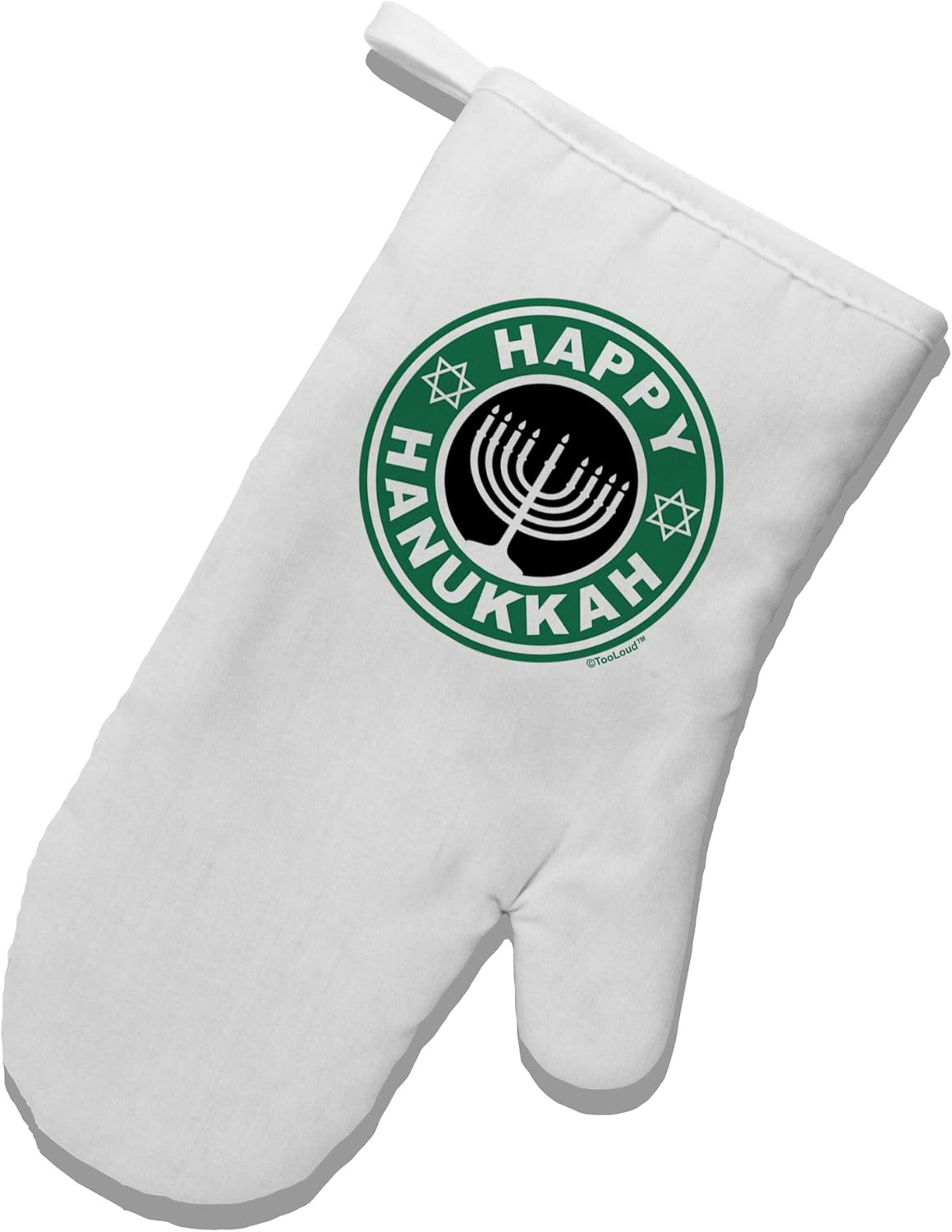 TooLoud Happy Hanukkah Oven Mitt
