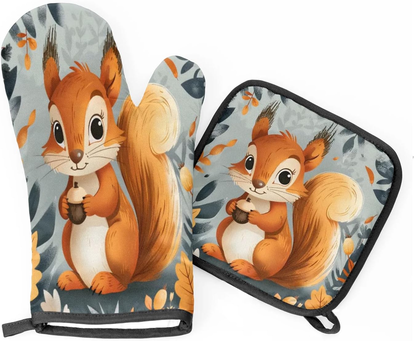 Sleek Oven Mitt Set