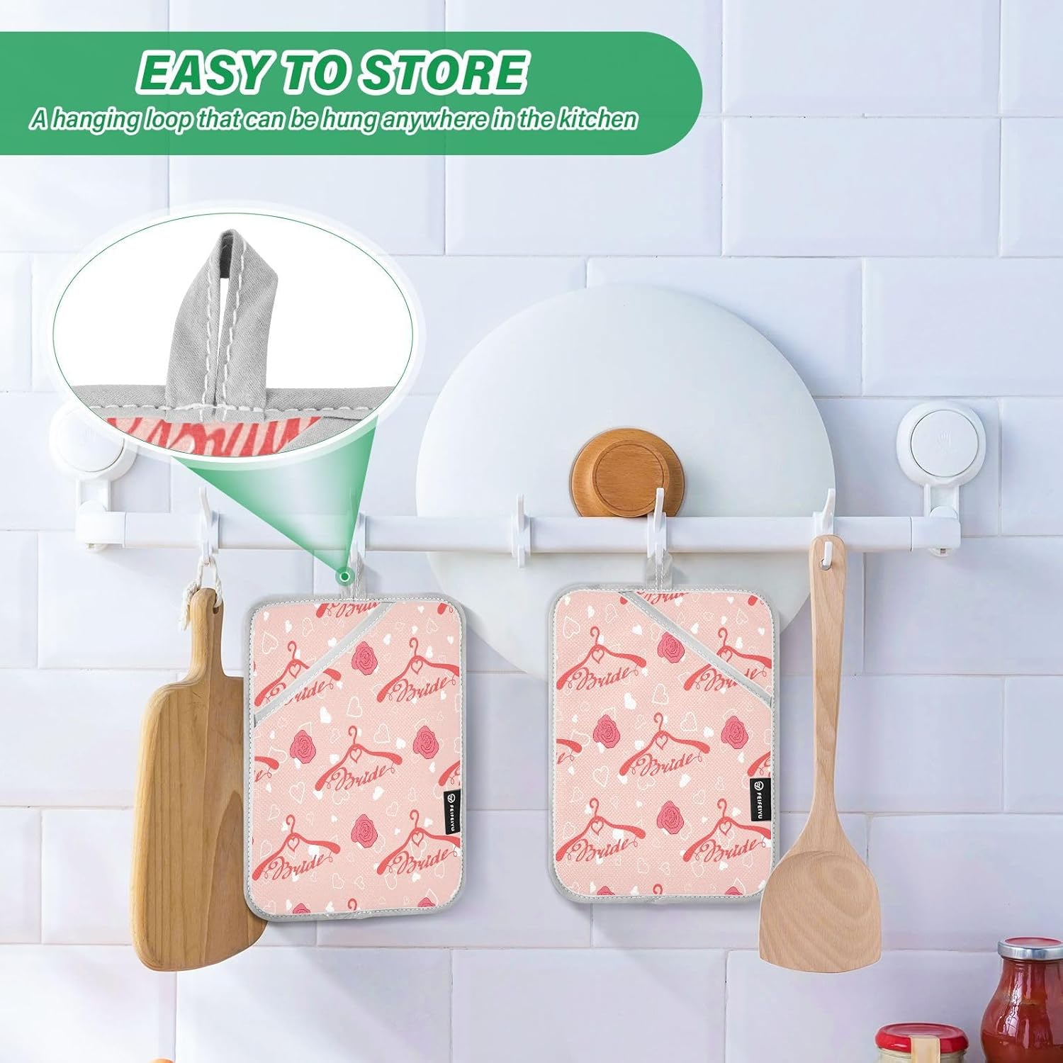 2-Pack Heat Resistant Potholders
