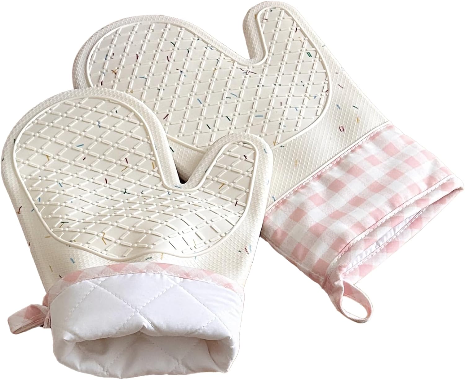 Silicone Confetti Oven Mitts Pair