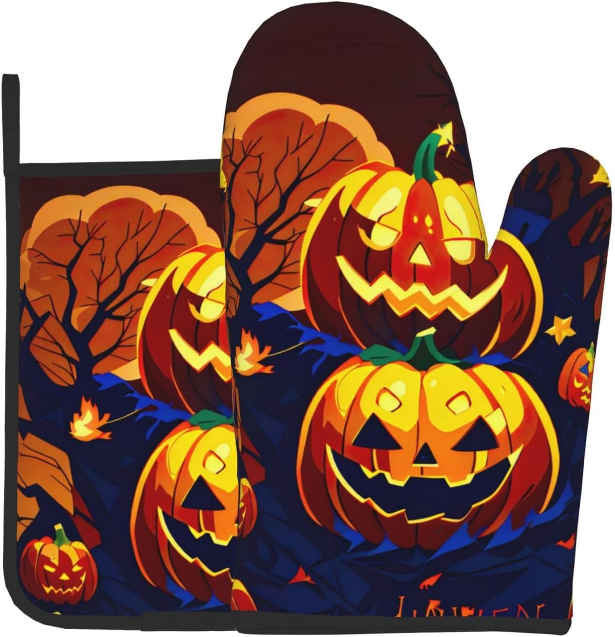 Halloween Pumpkin Set for Oven Pot Rack