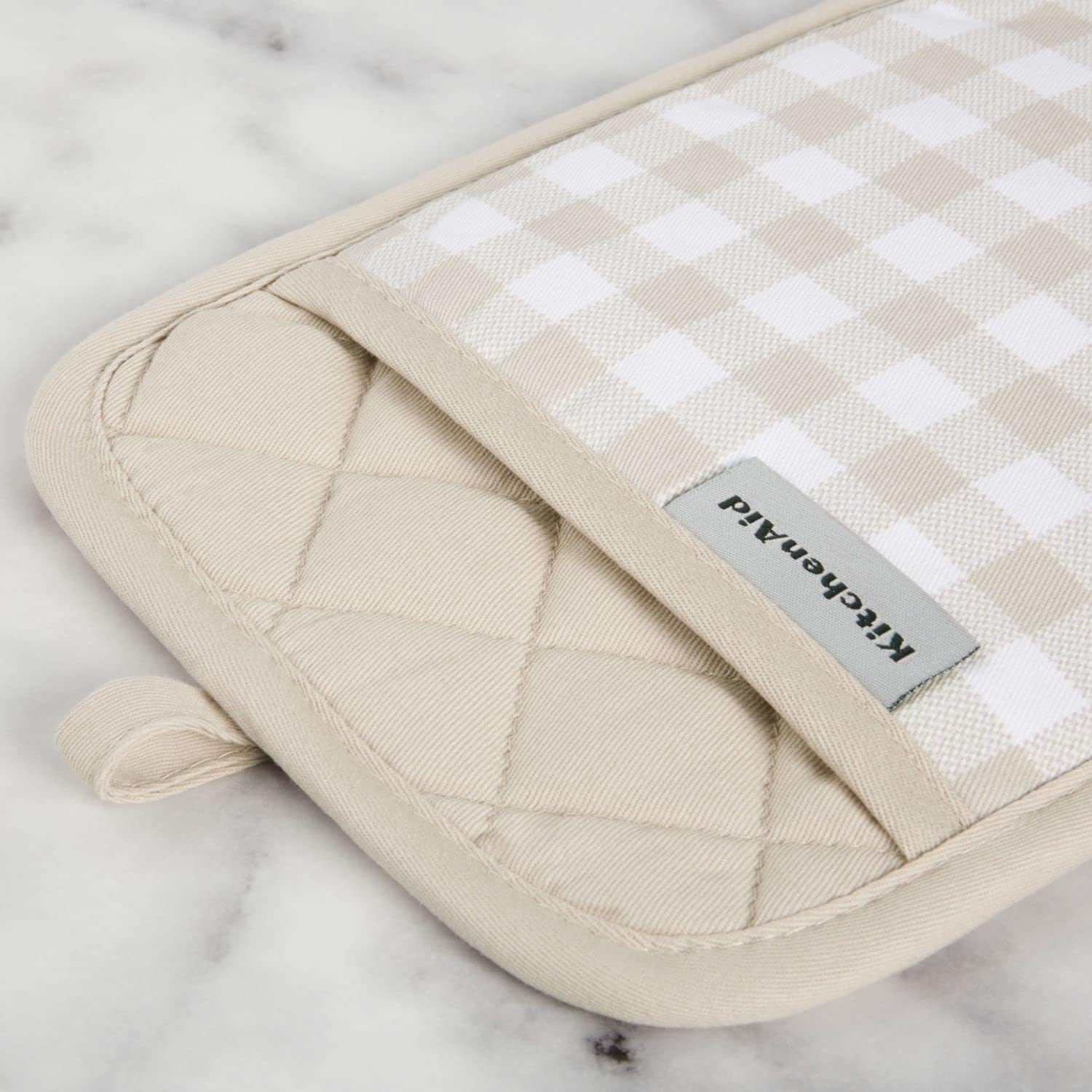 Durable Heat-Resistant 7x10 Gingham Pot Holder Set