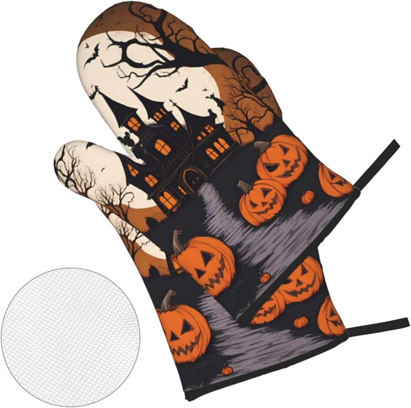 4-Piece Heat-Resistant Oven Mitt Set