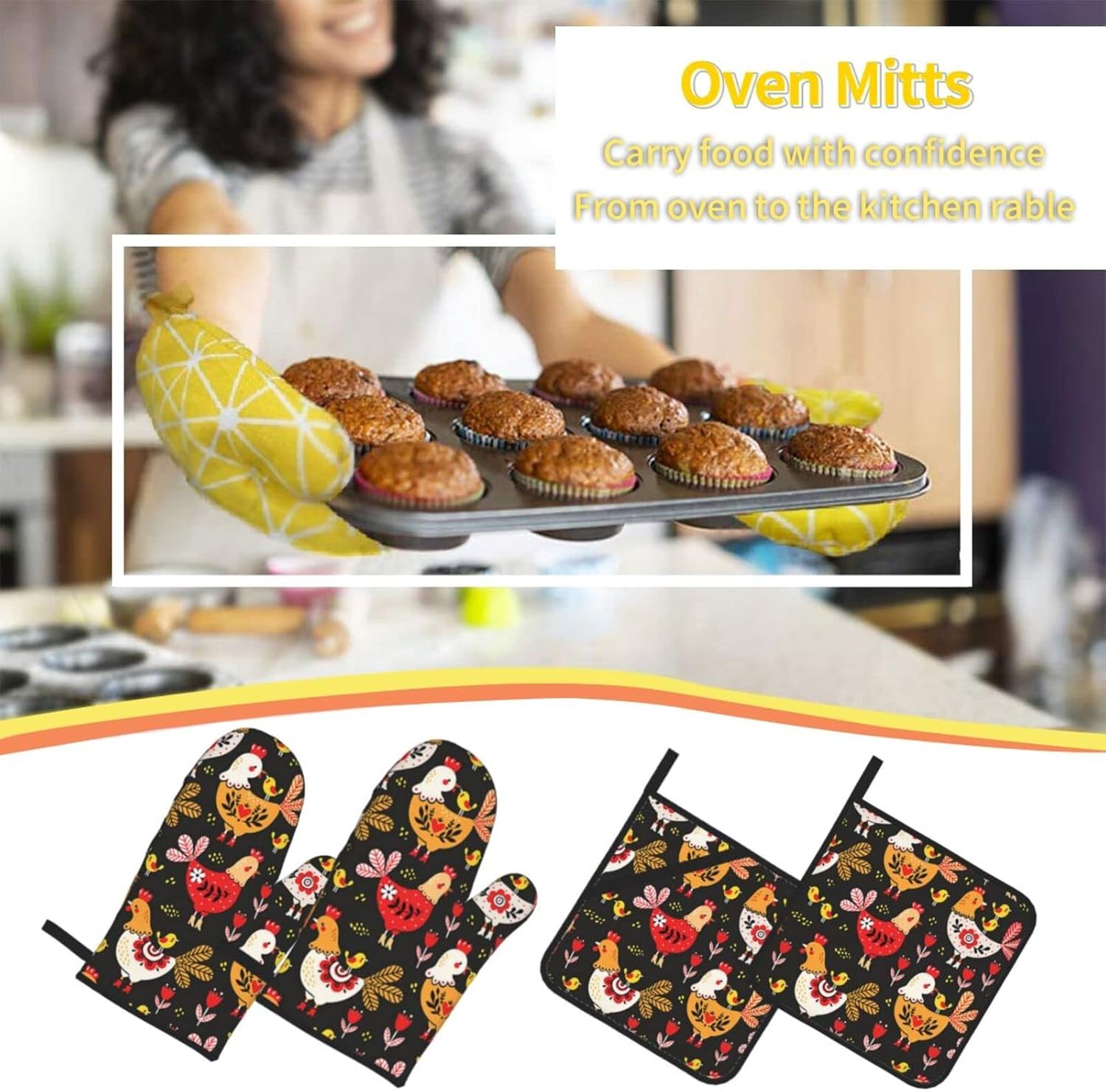 Rooster Kitchen Experts Set