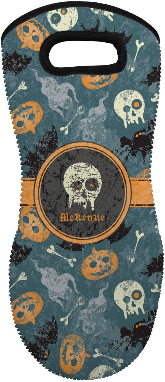 YouCustomizeIt Personalized Halloween Neoprene Oven Mitt Single with Name or Text
