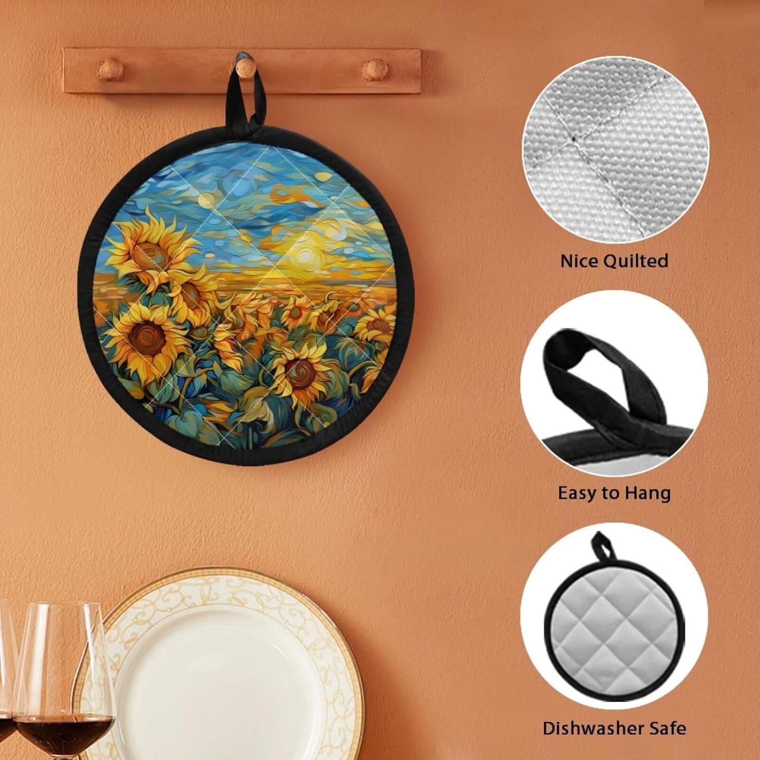 Revolutionary Kitchen Design Heat-Blocking Oven Mitts for Safe Cooking