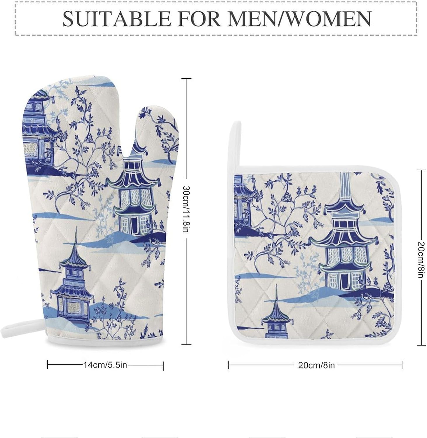 Heat-Resistant Oven Mitts Pot Holders
