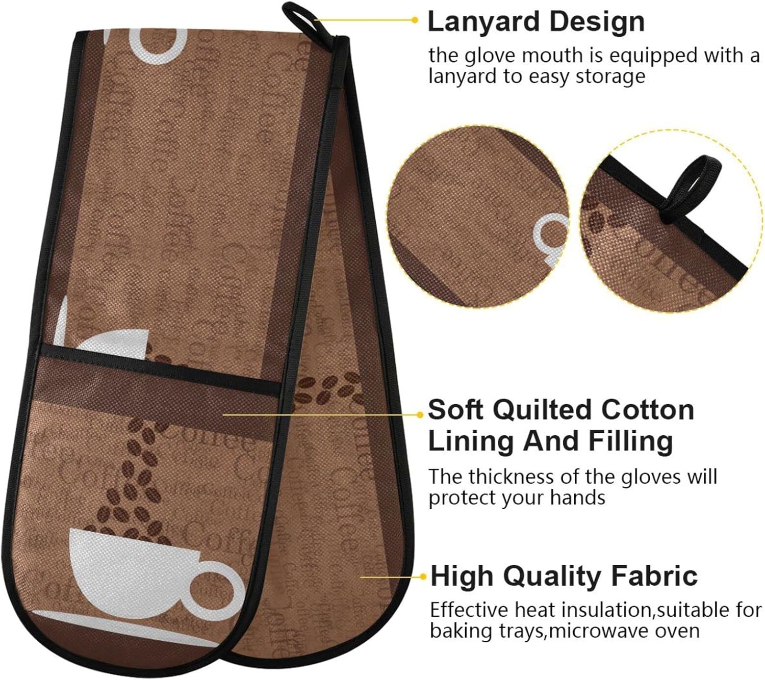 Warm Comfortable Oven Glove for Baking Cooking