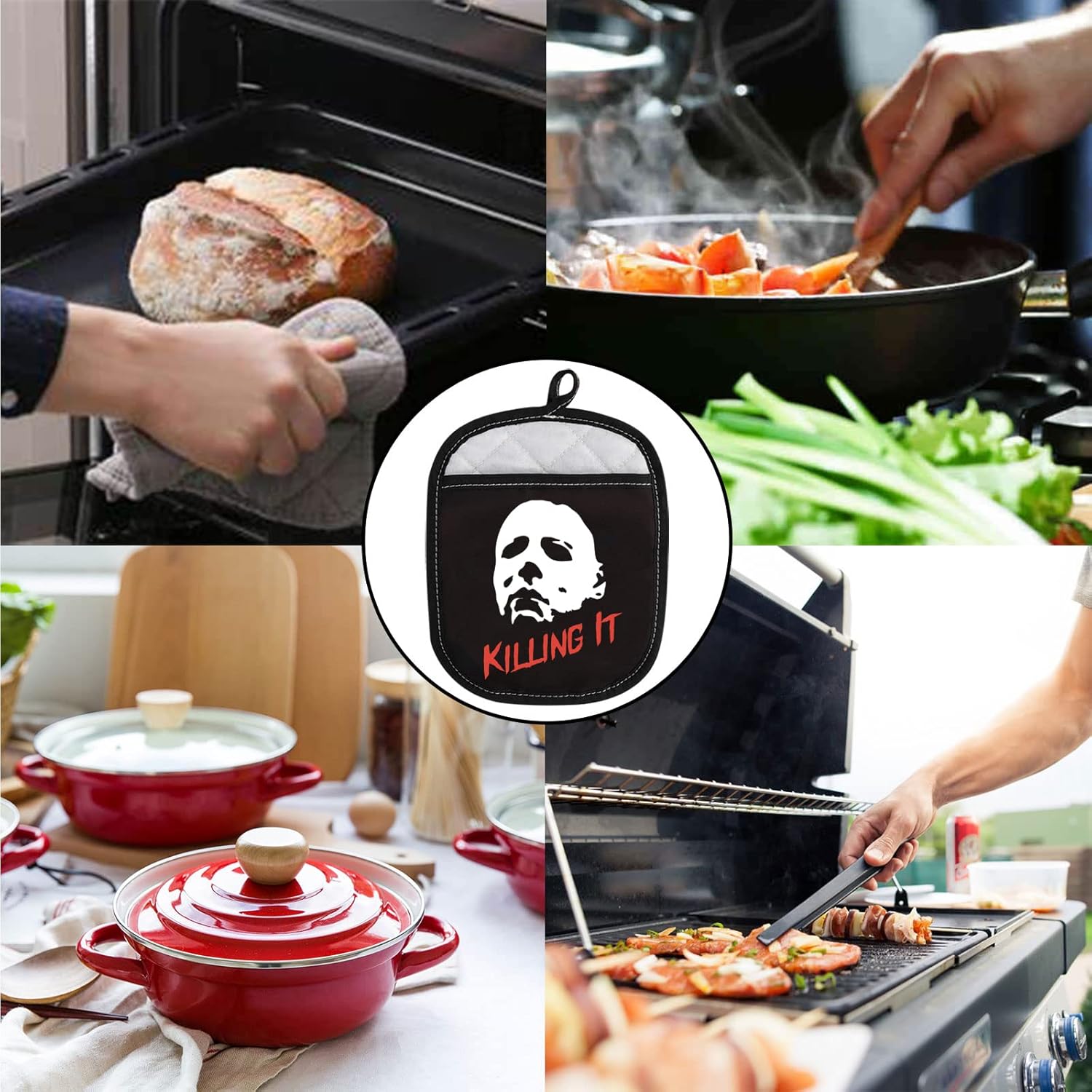 ZJXHPO Halloween Party Gift Pot Holder 1