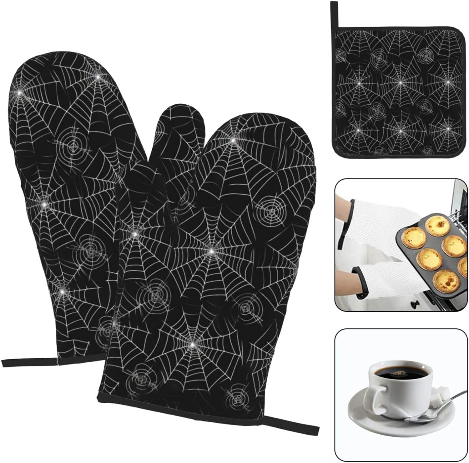 Trick or Treat Halloween-OvenMitts-KitchenSet