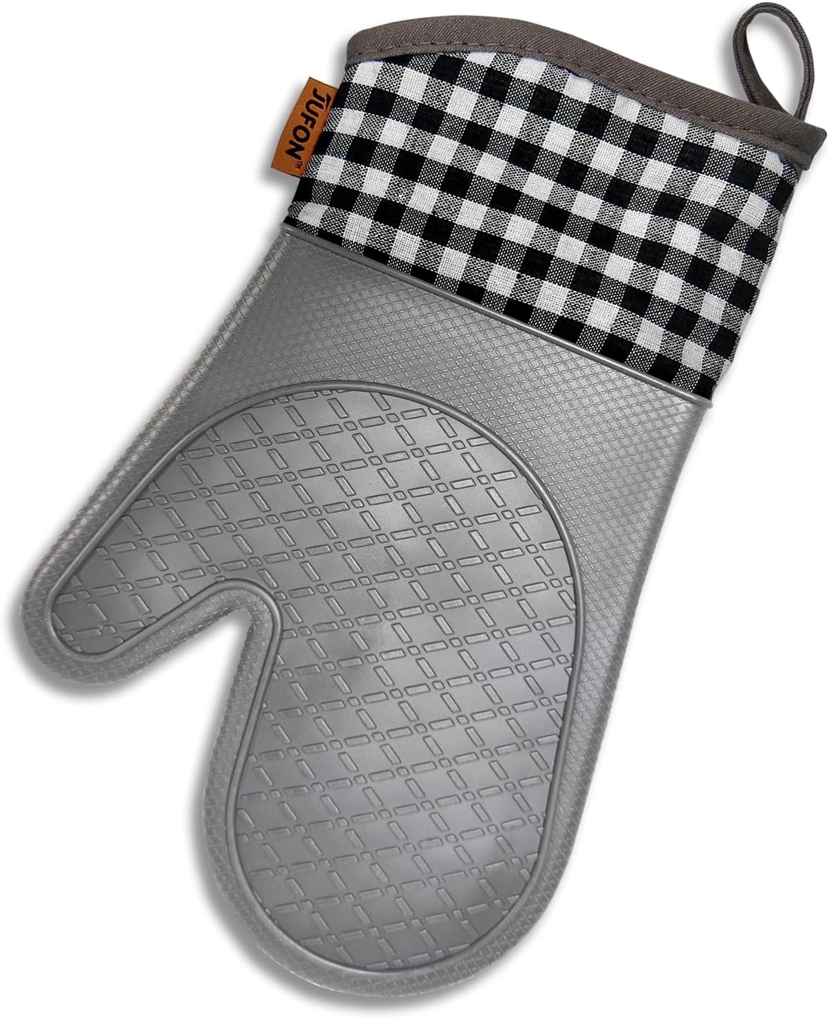 JUFON Oven Mitts Silicone Heat Resistant Kitchen Gloves